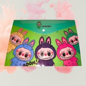 PENDING TRADE ⭐La Bubu Colorful Bunny Snap Folder - Green